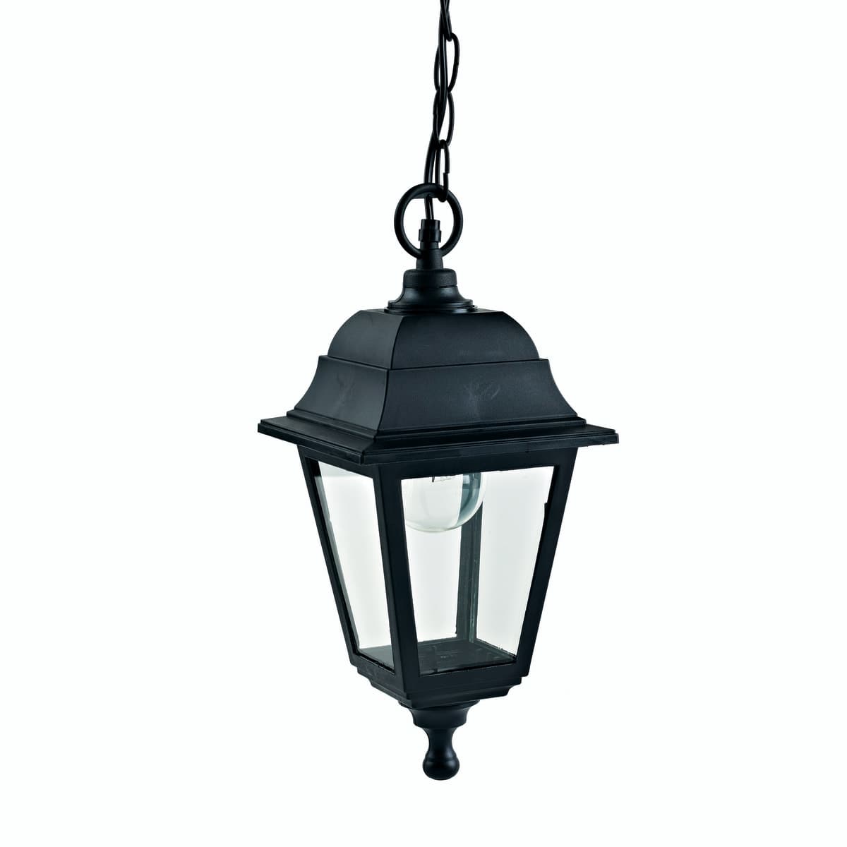 SIMA PLASTCA BLACK CHANDELIER 15.3X15.3X98 CM E27=25W IP44