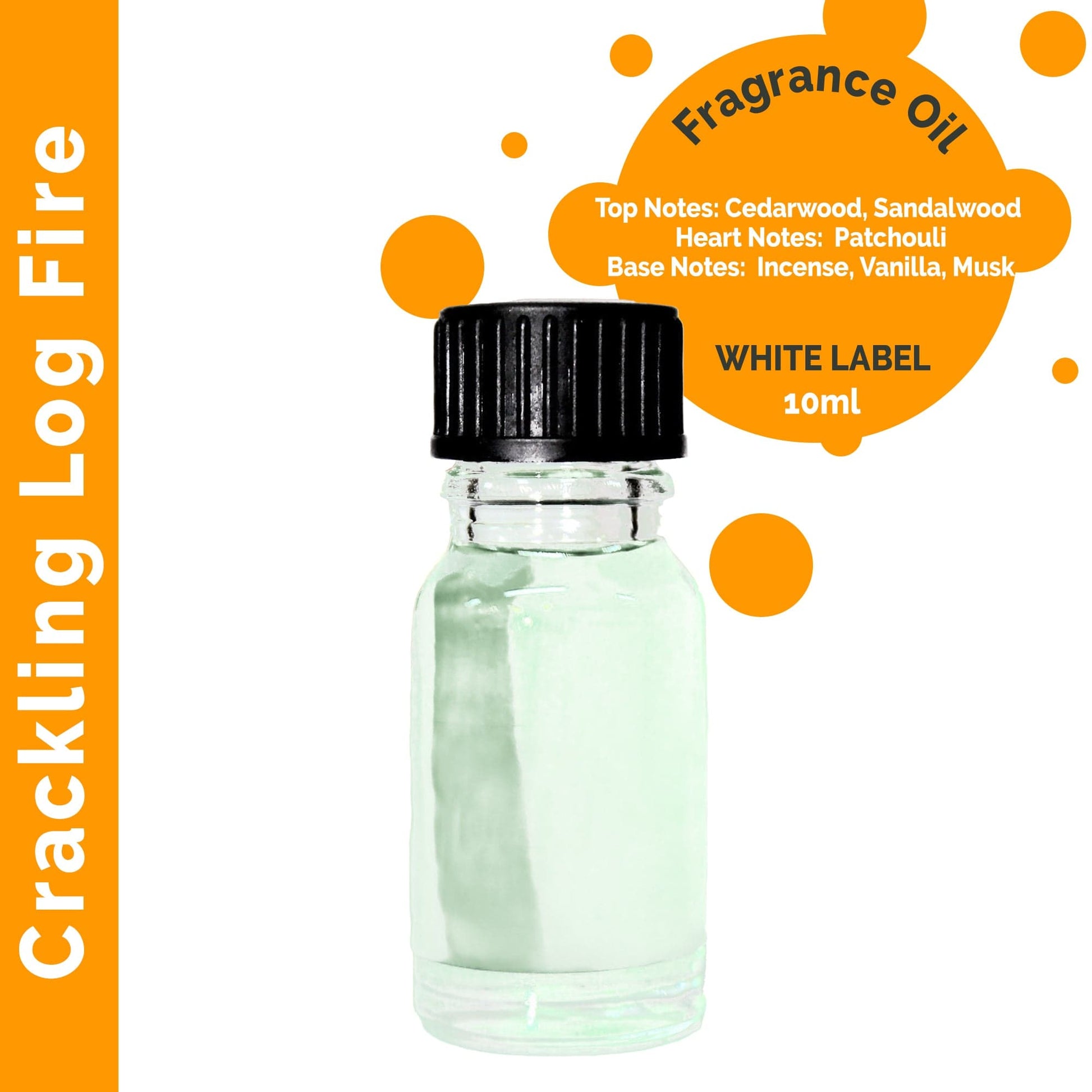 Bliss Crackling Log Fire Fragrance Oil 10ml - White Label
