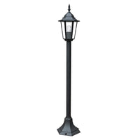MILANO ALUMINIUM STREET LAMP BLACK H105 CM E27=60W IP44 - best price from Maltashopper.com BR420004573