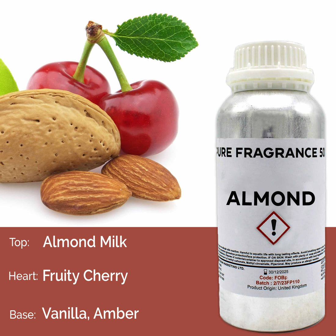 Almond Pure Fragrance Oil - 500ml