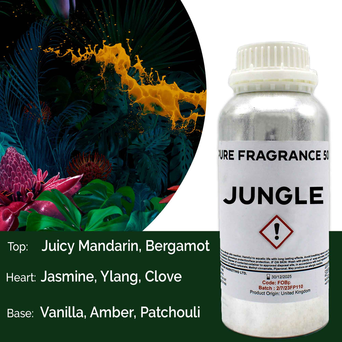 Jungle Pure Fragrance Oil - 500ml
