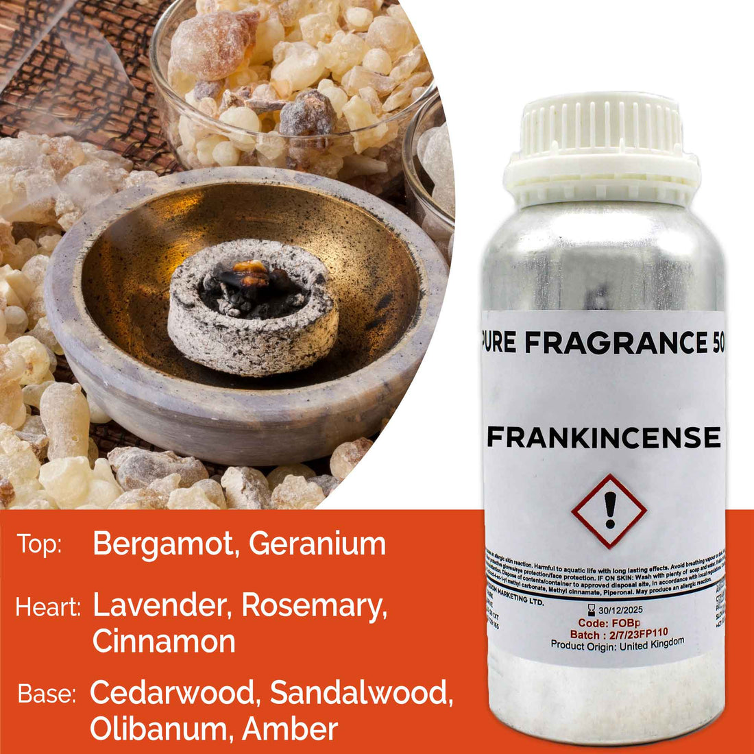 Frankincense Pure Fragrance Oil - 500ml