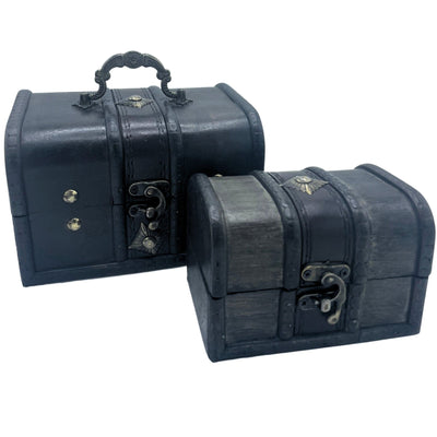 Treasure Chest - Set of 2 - Grey - Premium  from Bliss - Just €14.40! Shop now at Maltashopper.com