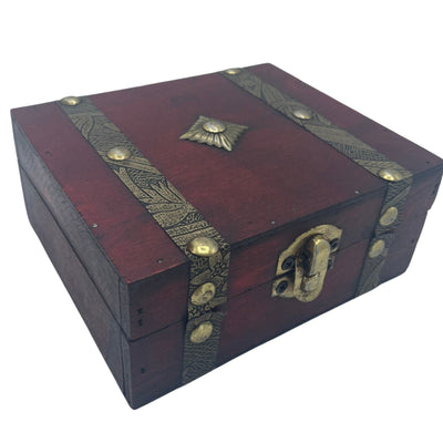 Square Tea Chest - Tan - Premium  from Bliss - Just €6.60! Shop now at Maltashopper.com
