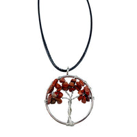 Tree of Life Pendant - Red Jasper - best price from Maltashopper.com TOLP-05