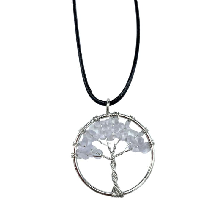 Tree of Life Pendant - Rock Crystal - best price from Maltashopper.com TOLP-08