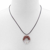 Tree of Life Pendant - Red Jasper - best price from Maltashopper.com TOLP-05