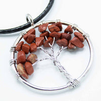 Tree of Life Pendant - Red Jasper - best price from Maltashopper.com TOLP-05