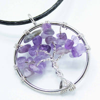 Tree of Life Pendant - Amethyst - best price from Maltashopper.com TOLP-07