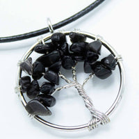 Tree of Life Pendant - Black Agate - best price from Maltashopper.com TOLP-10