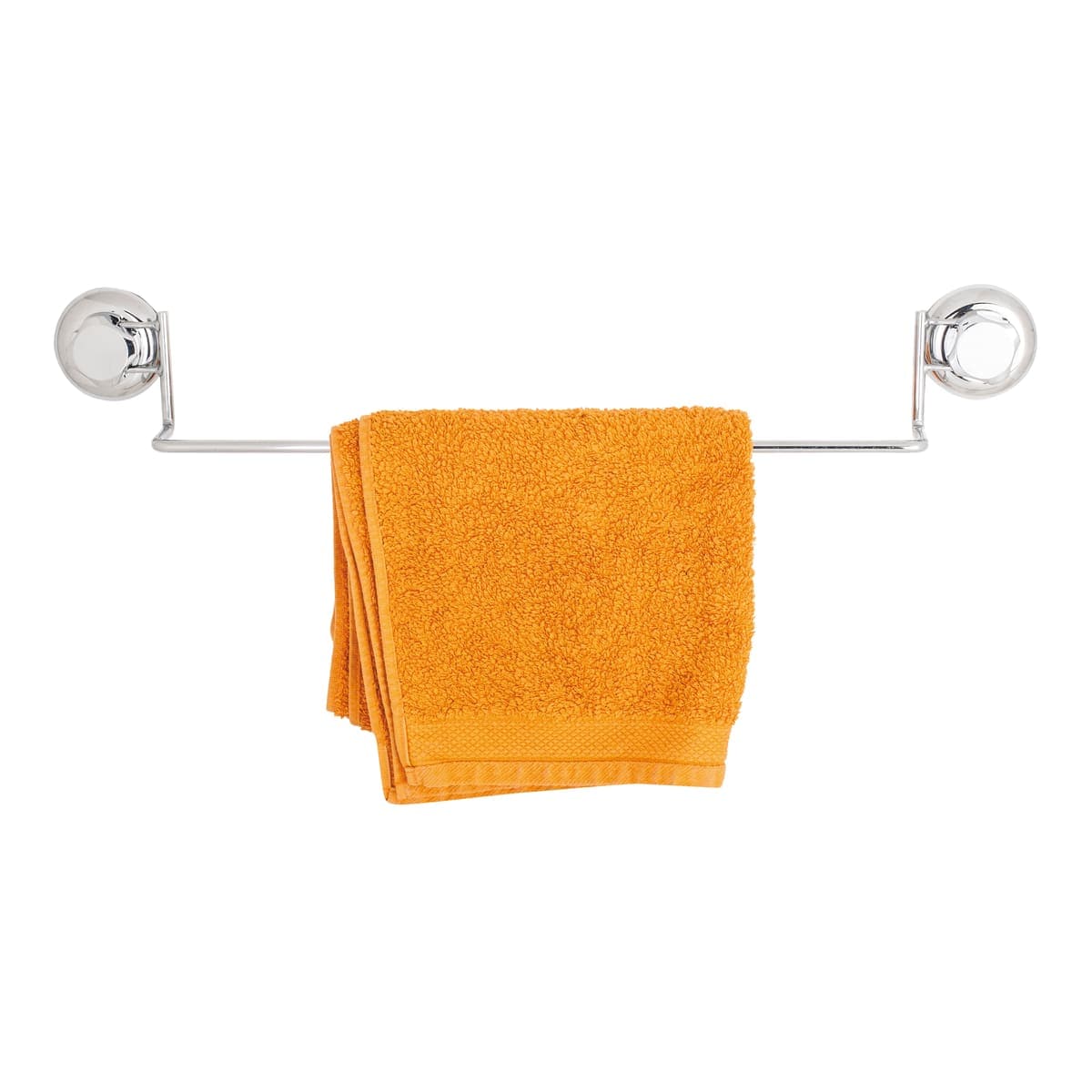 TOWEL HOLDER L 45 CM SUCTION CUP CHROME - best price from Maltashopper.com BR430460510