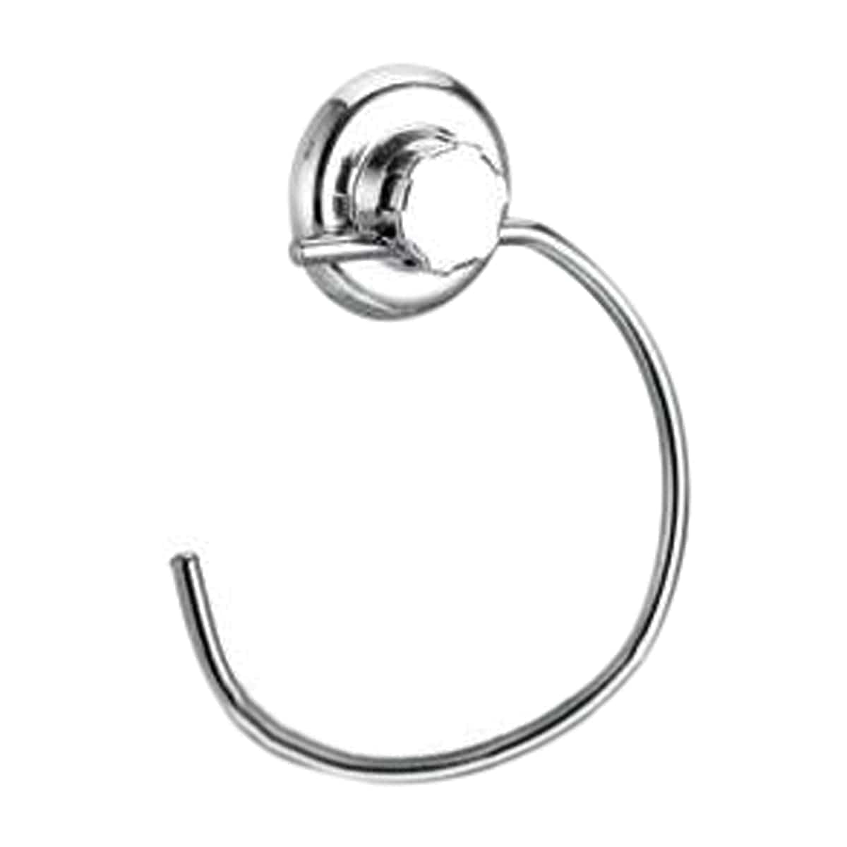 Bricocenter TOWEL HOLDER RING SUCTION CUP BESTLOCK CHROME