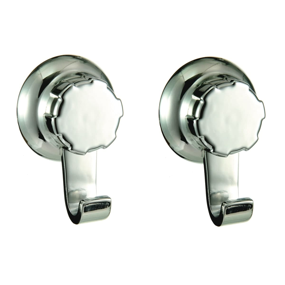 2 SMALL SUCTION CUP HANGERS BEST LOCK CHROME - best price from Maltashopper.com BR430460506