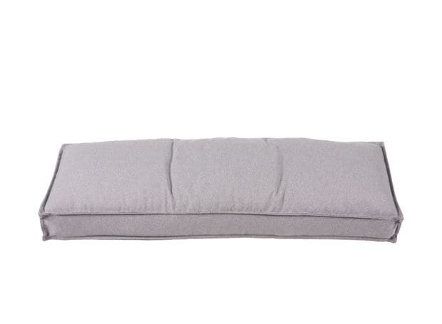 PAULETTA LUXE Light gray bench cushion W 40 x L 120 x D 12 cm - best price from Maltashopper.com CS673001