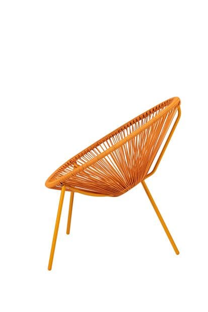 ACAPULCO Yellow lounge chair H 82 x W 75 x D 69 cm - best price from Maltashopper.com CS652995