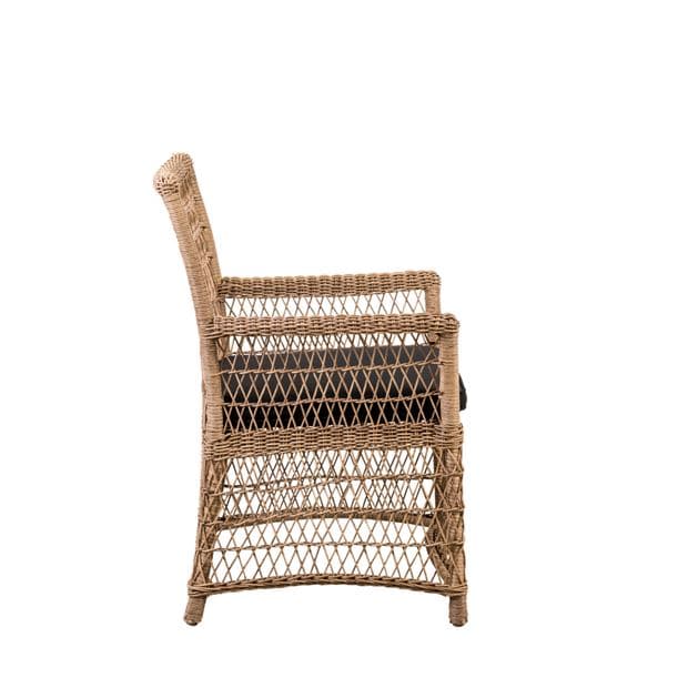 BIK Chair with natural cushion H 93 x W 62 x D 65 cm - best price from Maltashopper.com CS652484