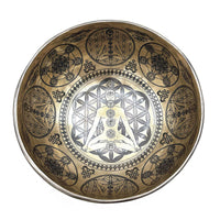 Tibetan Healing Engraved Bowl - 16cm - 7 Chakra - best price from Maltashopper.com TIB-102