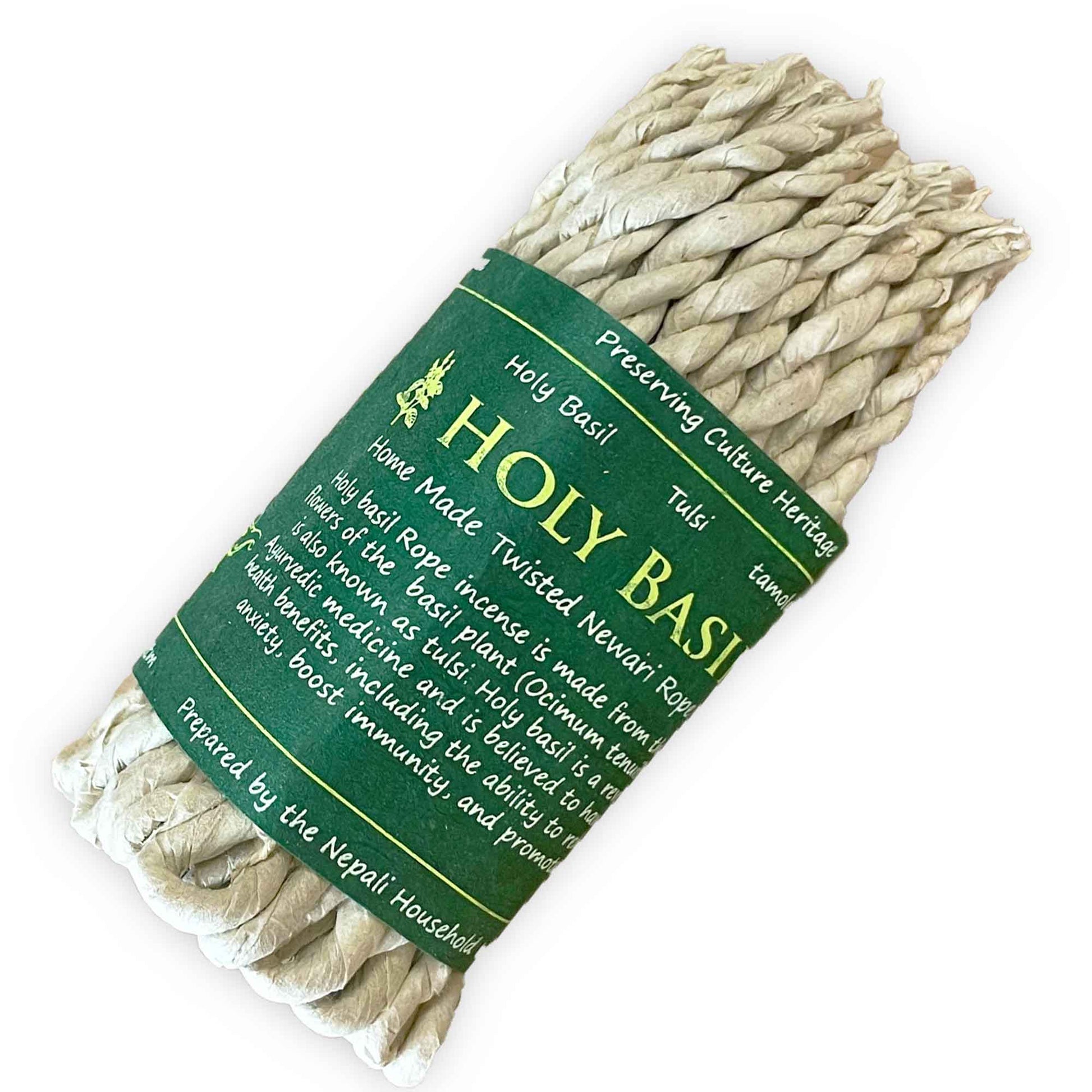 Pure Herbs Rope Incense - Holi Basil - best price from Maltashopper.com ROPEI-08