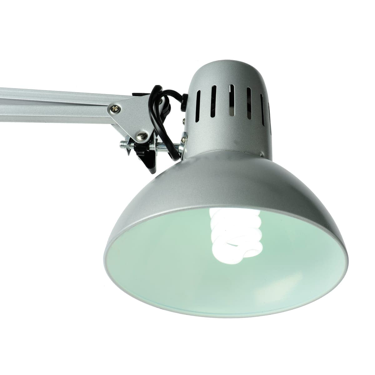 STUDIO LAMP ARQUITECTO SILVER H60 E27=60W WITH CLAMP - best price from Maltashopper.com BR420831391