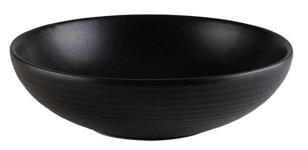 Casa MASTERCHEF Black bowl H 6 cm - Ø 20 cm