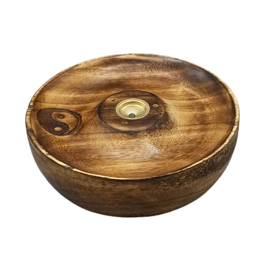 Bliss Incense Stick & Cone Burner Disc - Ying & Yang