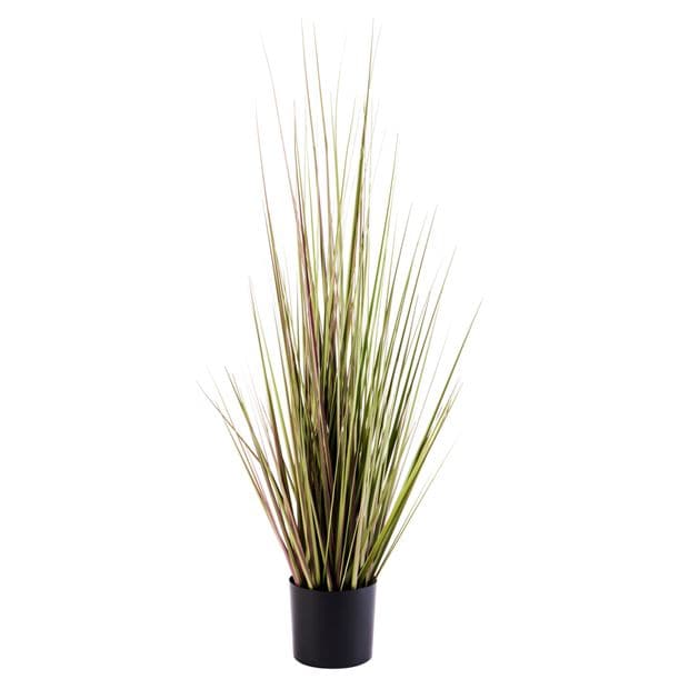 HERBA Grass in green pot H 90 cm - Ø 13 cm - Ø 50 cm - best price from Maltashopper.com CS606277