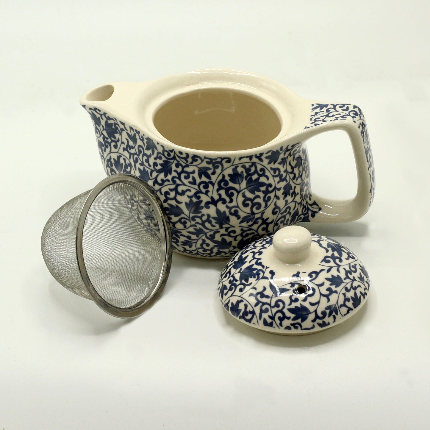 Bliss Small Herbal Teapot - Blue Pattern