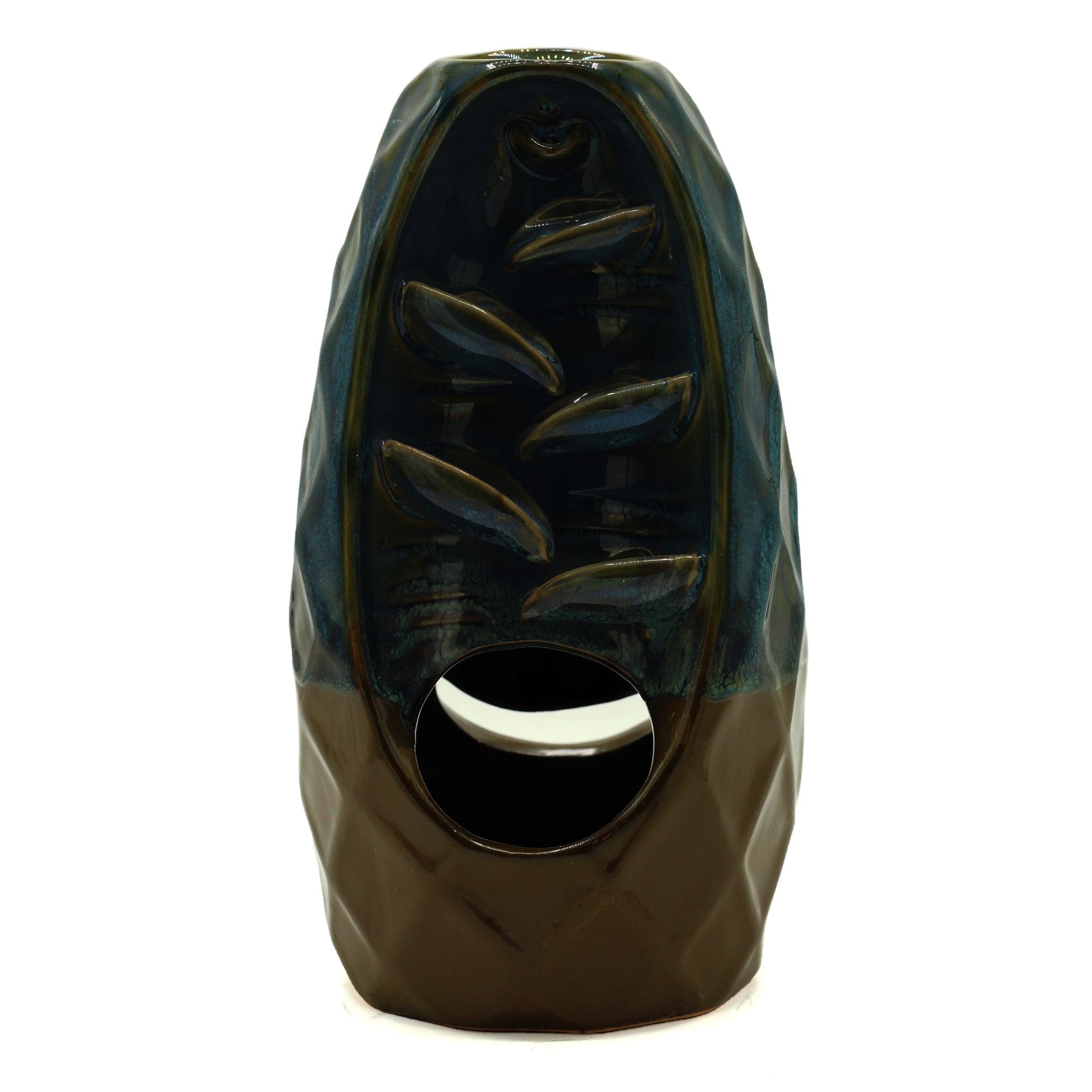 Bliss Backflow Incense Burner - Pineapple Mountain & Cascade Twin Design