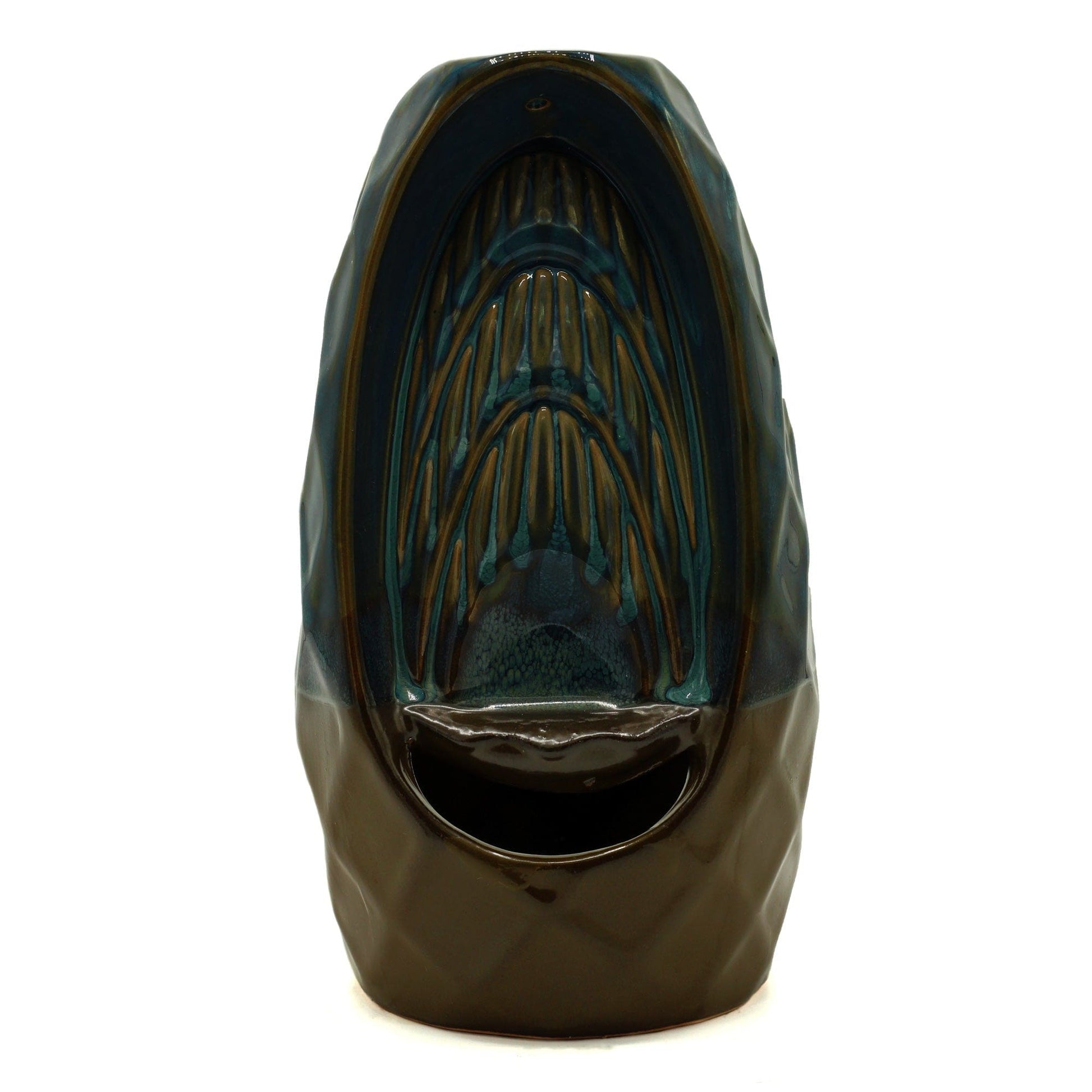 Bliss Backflow Incense Burner - Pineapple Mountain & Cascade Twin Design