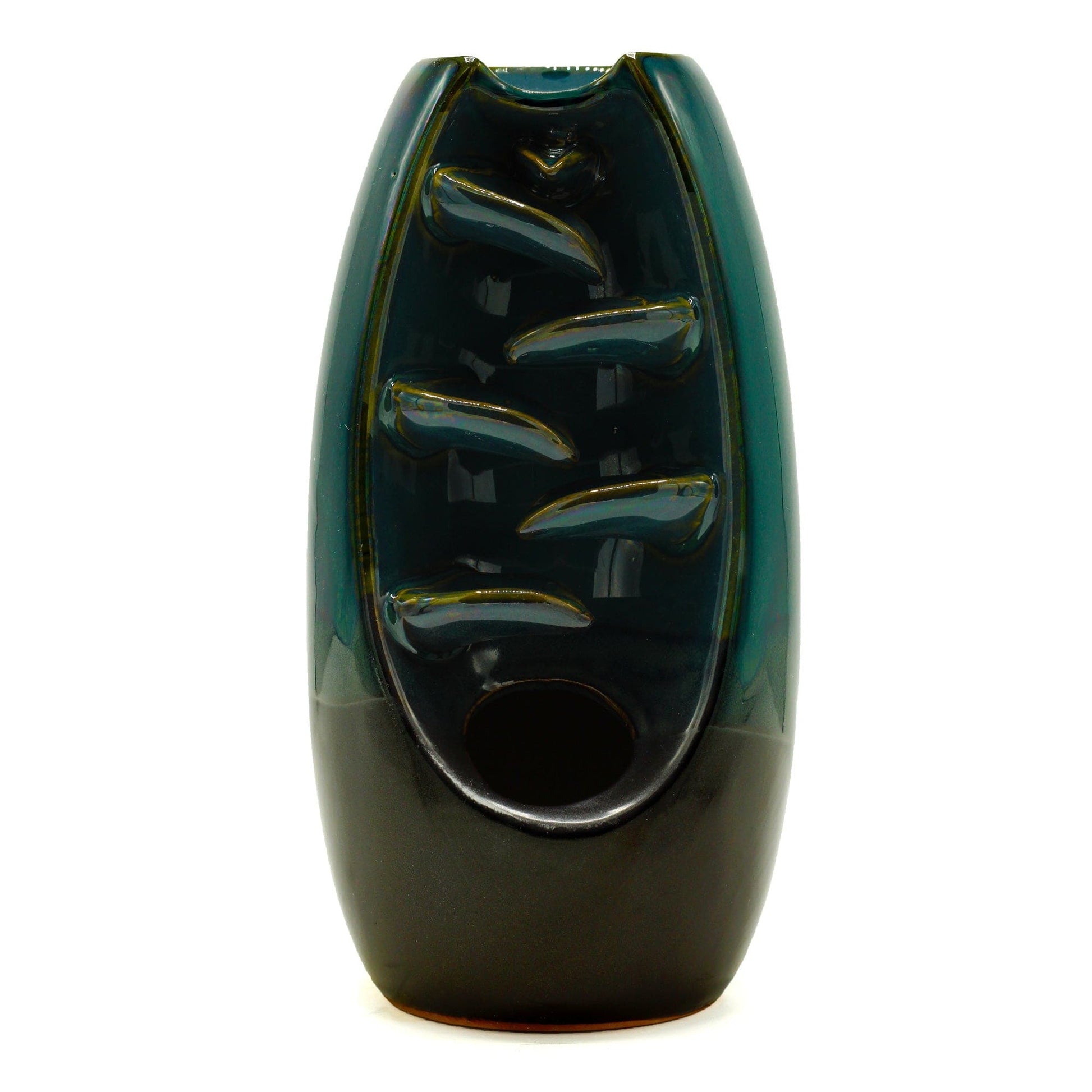 Bliss Backflow Incense Burner - Serine Oval Cascade