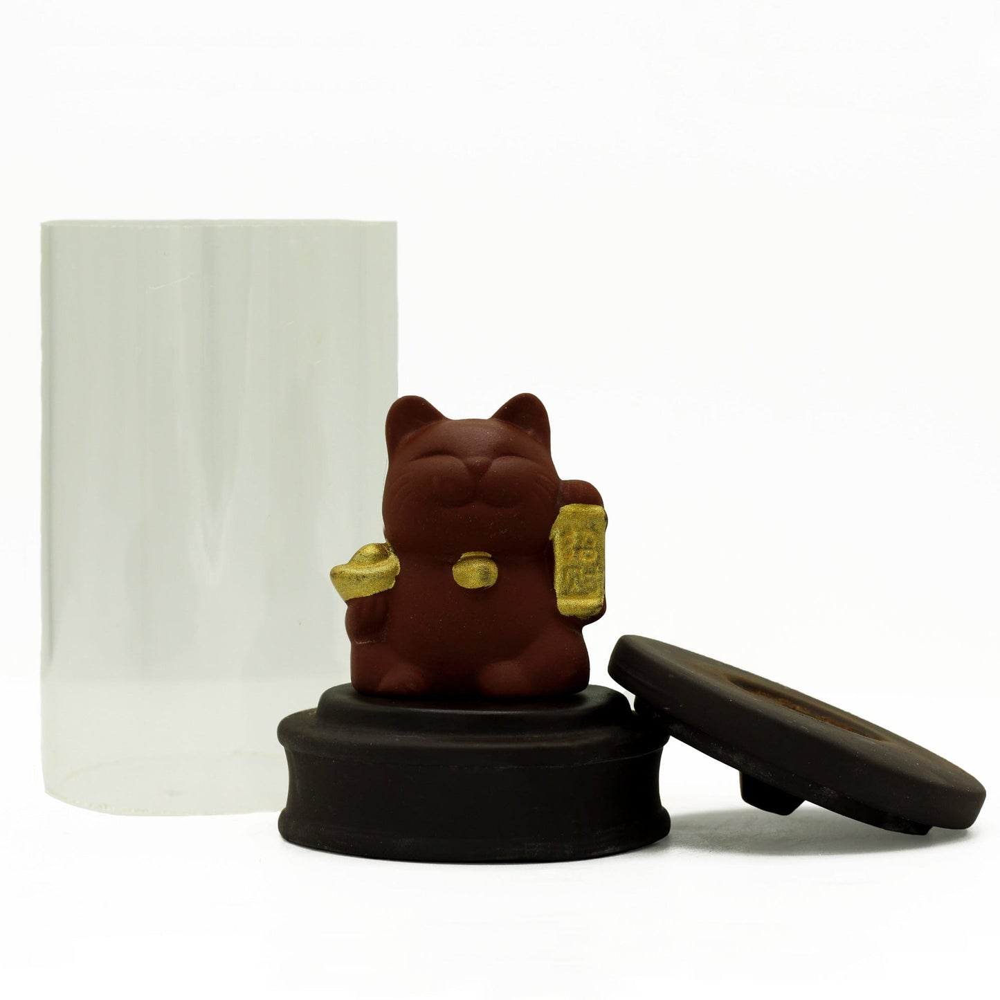 Bliss Backflow Incense Burner - Money Cat Tube