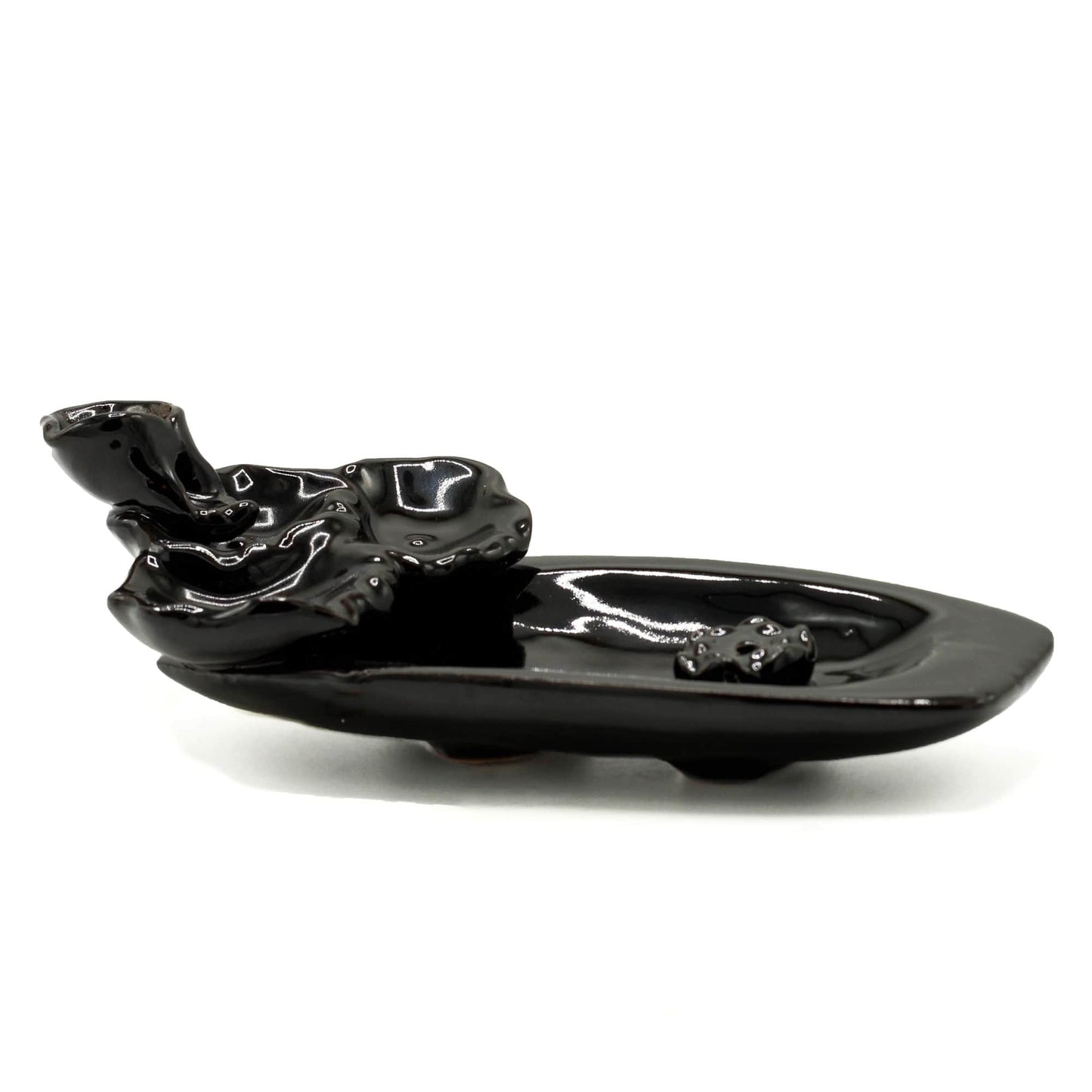 Bliss Backflow Incense Burner - Lotus Pond & Incense Stick Holder