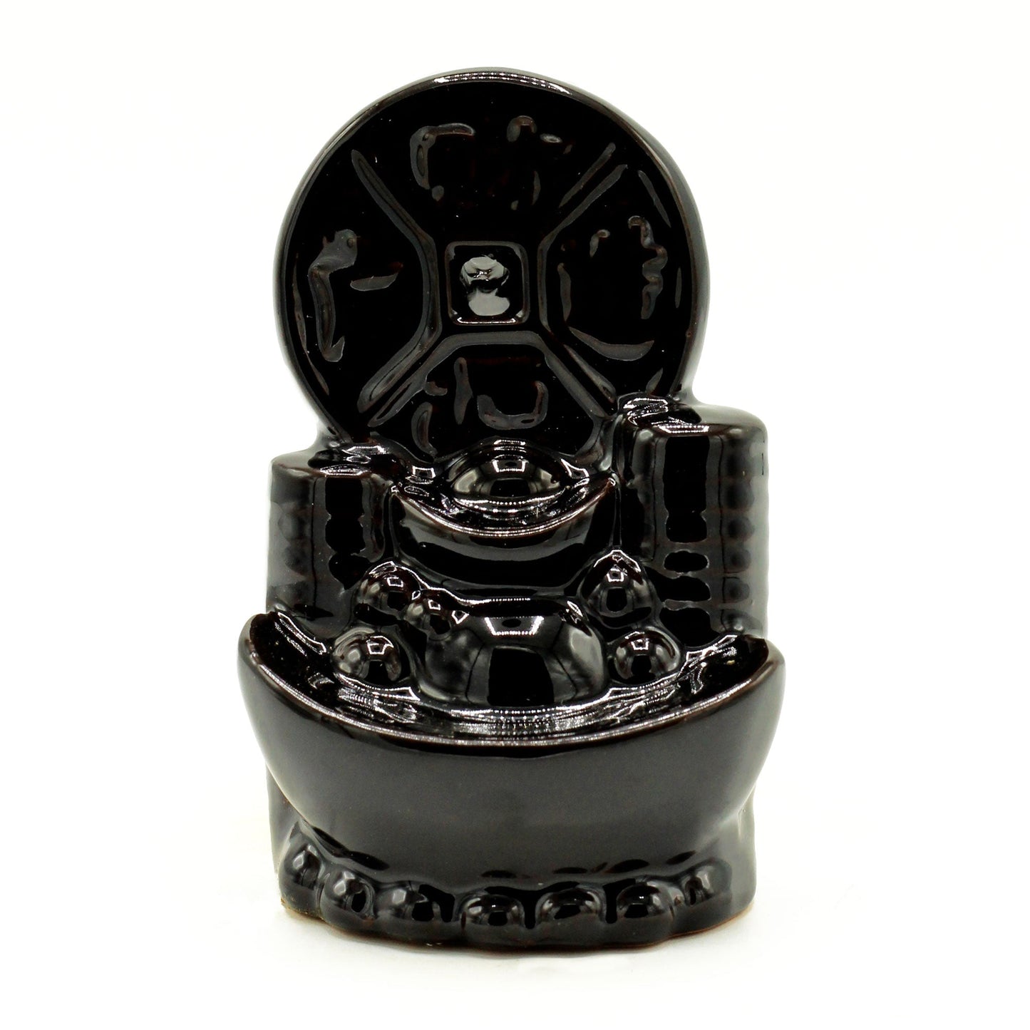 Backflow Incense Burner - Ancient Chinese Coin - best price from Maltashopper.com BACKF-73