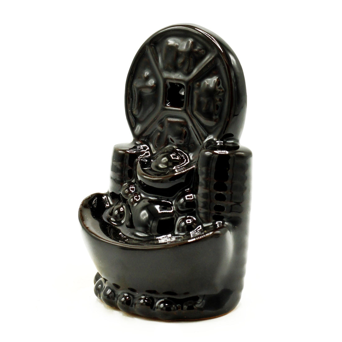 Backflow Incense Burner - Ancient Chinese Coin - best price from Maltashopper.com BACKF-73