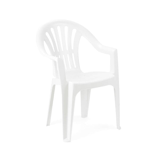 KONA STACKABLE WHITE RESIN GARDEN CHAIR - best price from Maltashopper.com BR500731124