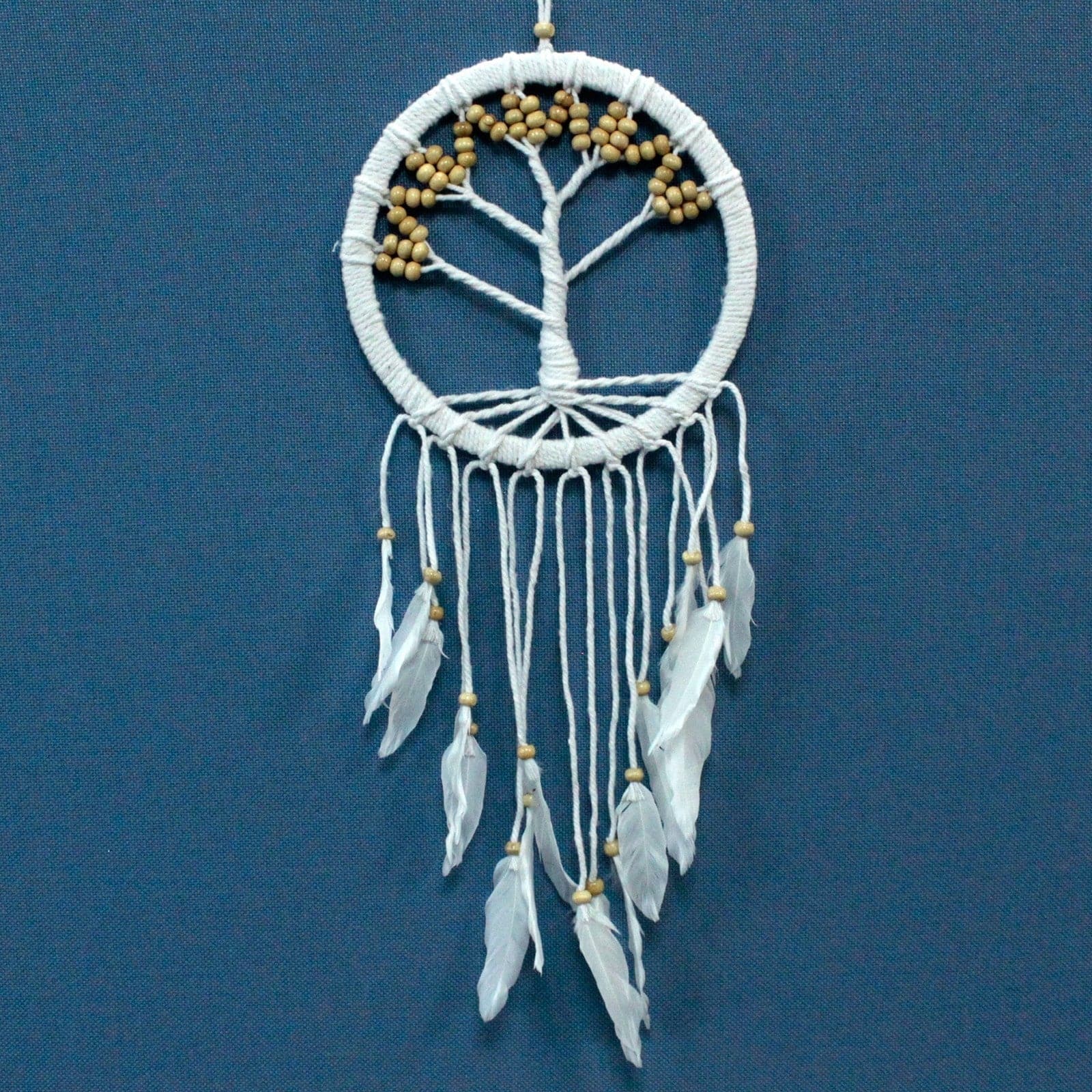 Tree of Life Dreamcatcher - Cotton 22cm (assorted) - best price from Maltashopper.com TOLD-03