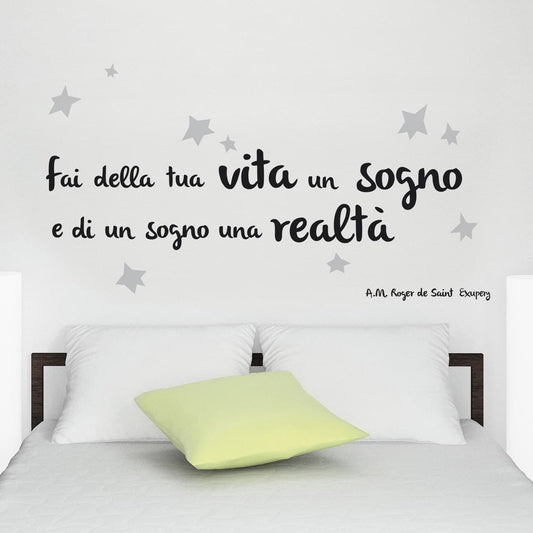 Bricocenter STICKER WORDS UP DREAM AND REALITY 31.5X34 CM