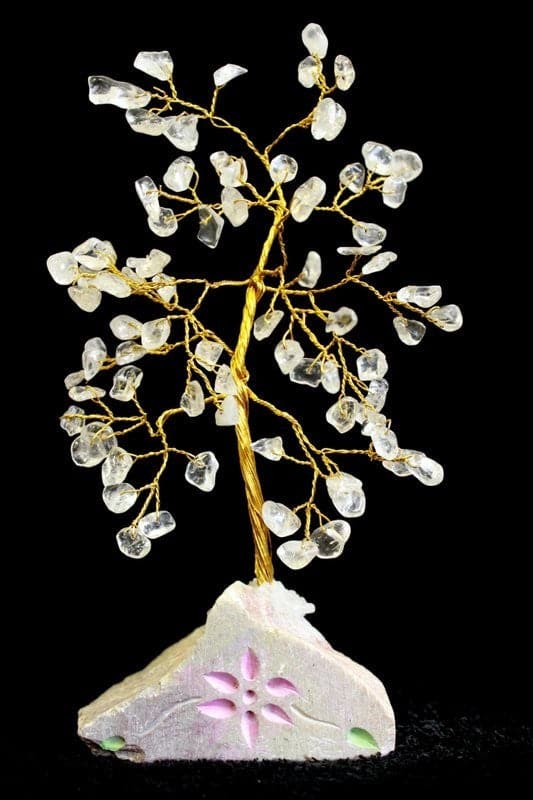 Rock Crystal Gemstone Tree - 80 Stones - best price from Maltashopper.com IGEMT-07