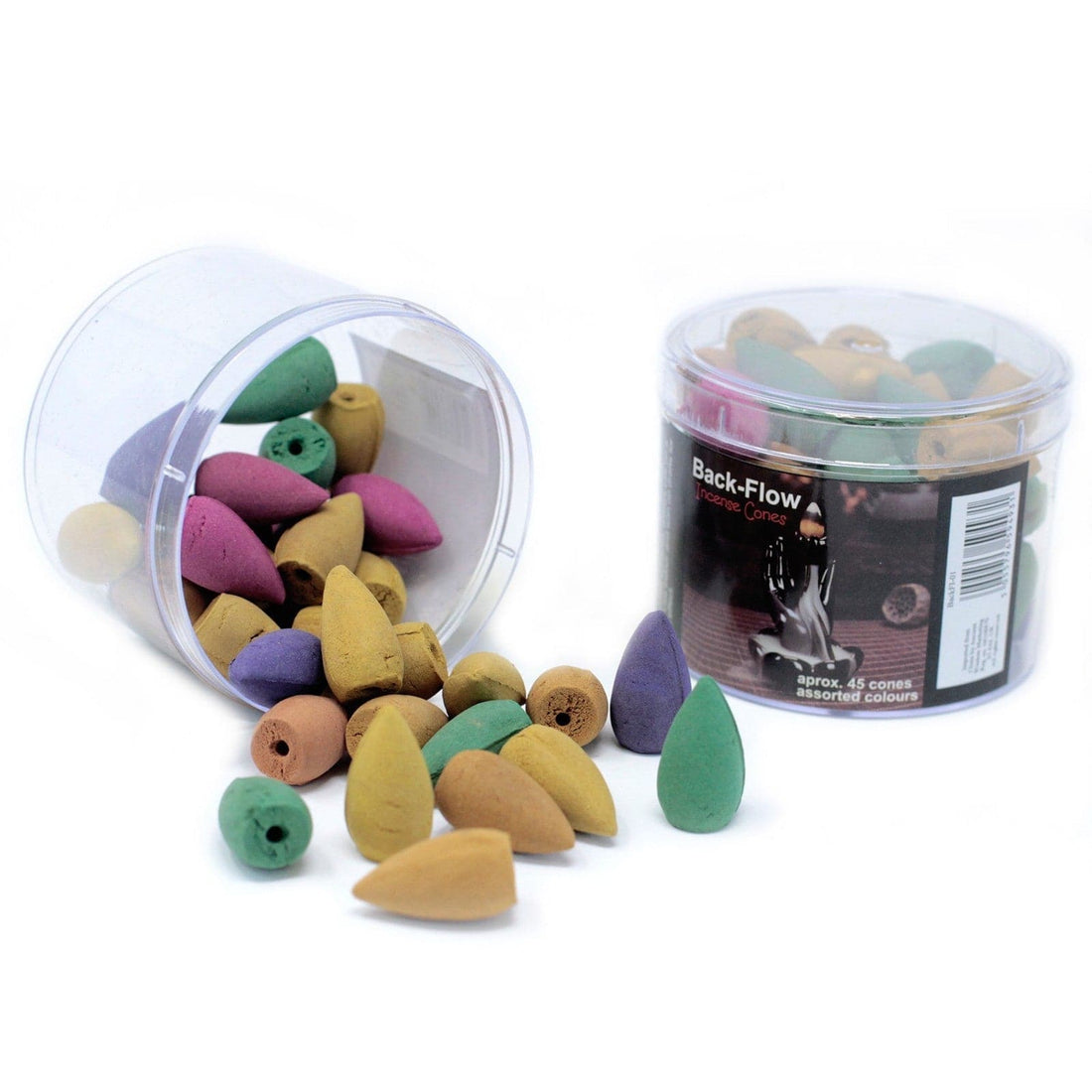 Tub of Assorted Back Flow Incense Cones (aprox 45) - best price from Maltashopper.com BACKFI-01