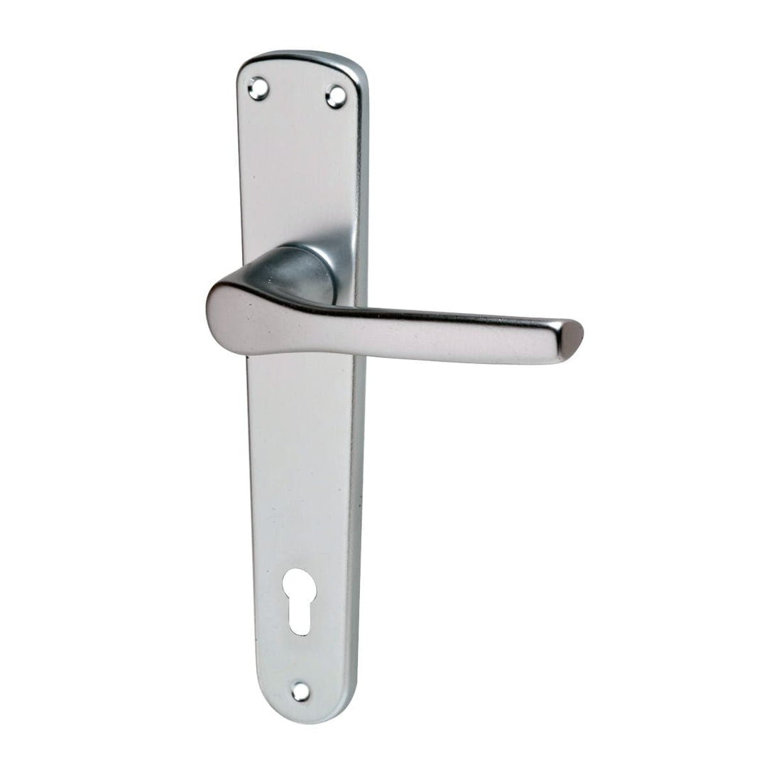 GABRY HANDLE WITH YALE DOOR PLATE SILVER - best price from Maltashopper.com BR410004792