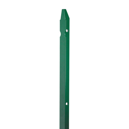 GREEN PLASTIC-COATED METAL ROUND T-POLE 3X3CM H125CM - best price from Maltashopper.com BR500004658