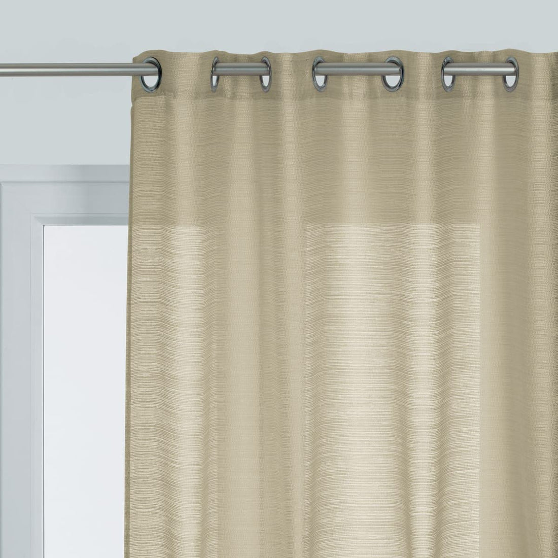 ECRU ROPE FILTER CURTAIN 140X280 CM WITH EYELETS - best price from Maltashopper.com BR480007454