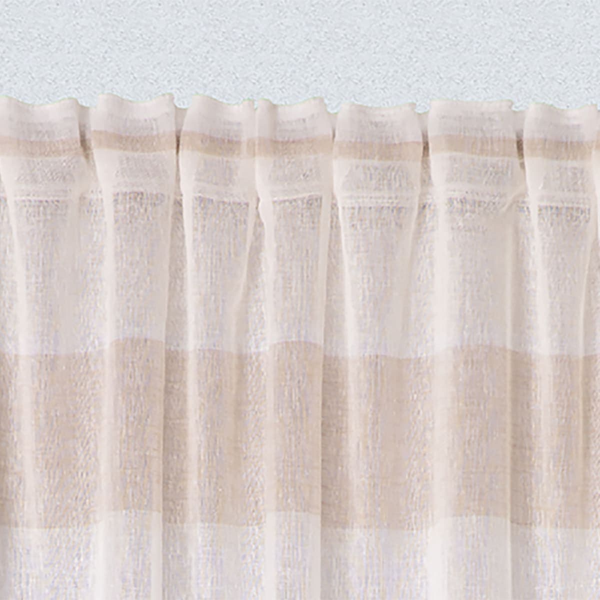 BEIGE POLYNESIA FILTER CURTAIN 140X300 HIDDEN LOOP AND WEBBING - best price from Maltashopper.com BR480007450