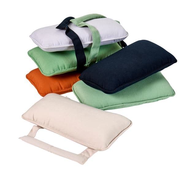 AZUR Light gray headrest garden cushion W 15 x L 30 cm - best price from Maltashopper.com CS631512