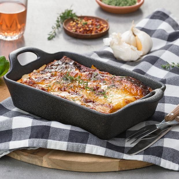 Casa FERO Black baking dish, H 5,8 x W 16,5 x L 21 cm
