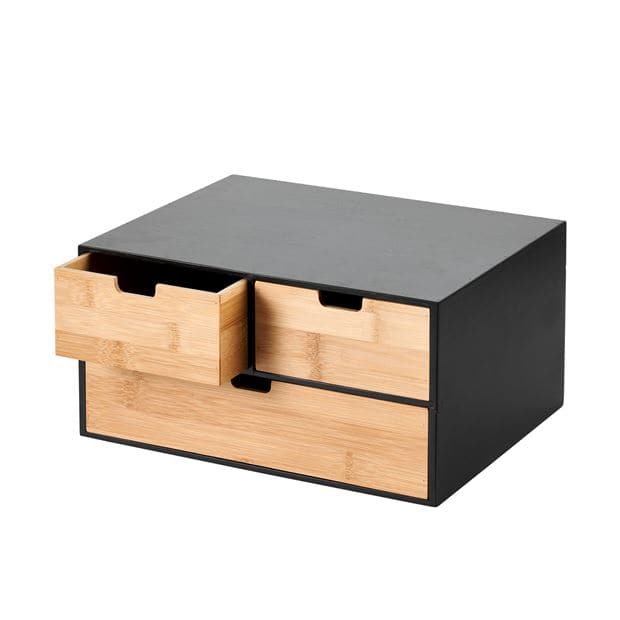 BAMBOO Storage unit 3 drawers, 2 color variants - best price from Maltashopper.com CS664874