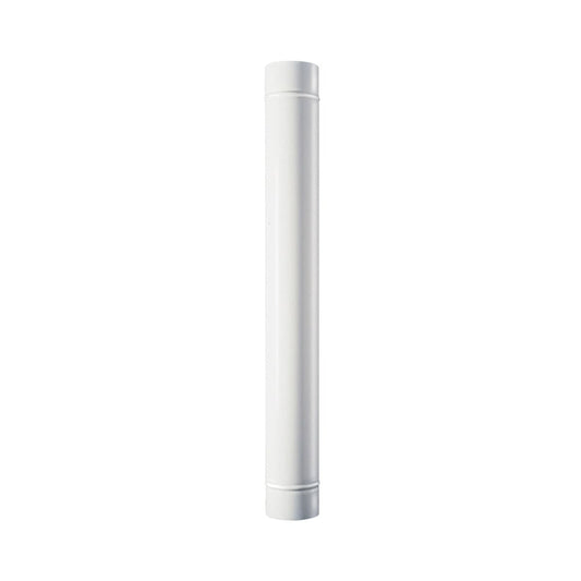 WOOD TUBE 0.5MM THICK L250 DIA120 MM ENAMELLED WHITE