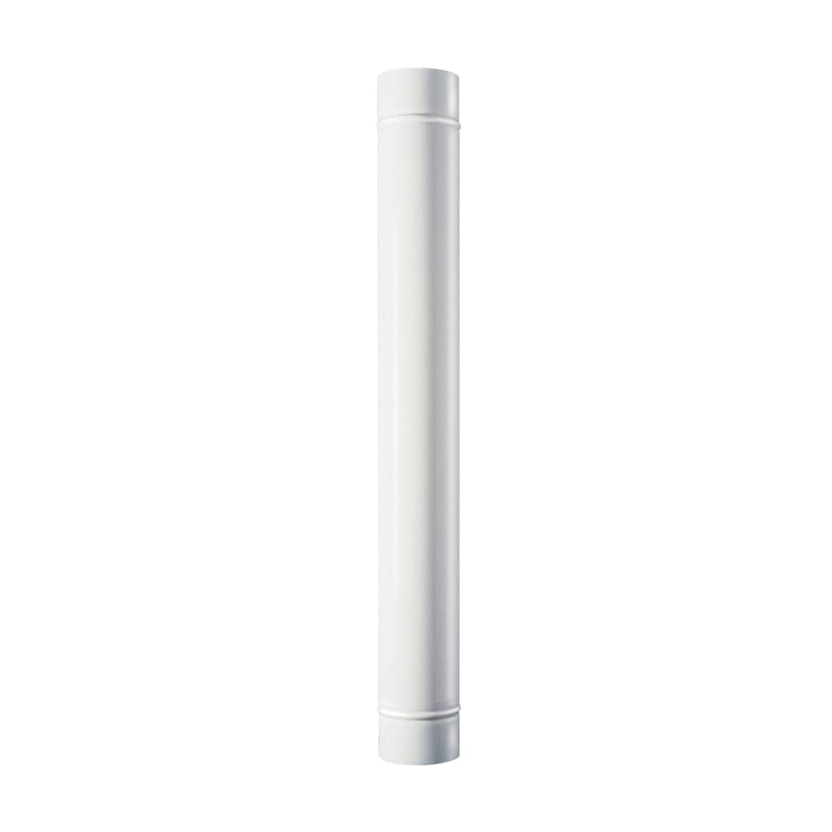 WOOD TUBE 0.5MM THICK L500 DIA120 MM ENAMELLED WHITE