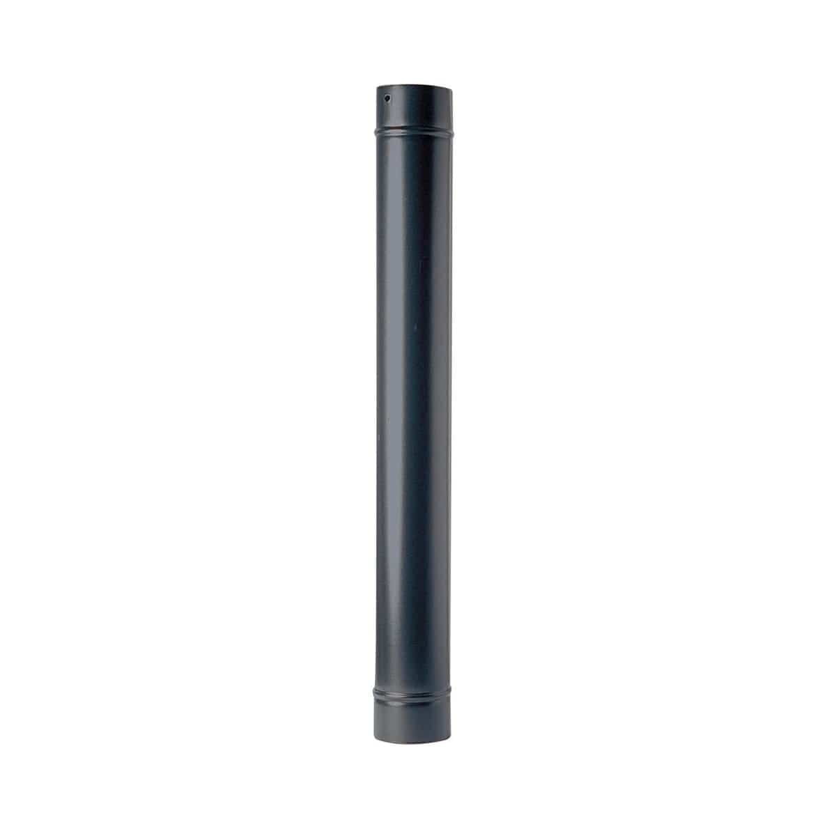 Bricocenter WOOD TUBE 0.5 MM THICK L 500 DIA120 MM ENAMELLED BLACK