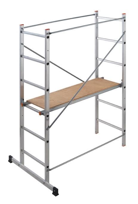 Bricocenter EASY100 ALUMINIUM SCAFFOLDING, CAPACITY 150 KG, WORKING HEIGHT 2.87 M